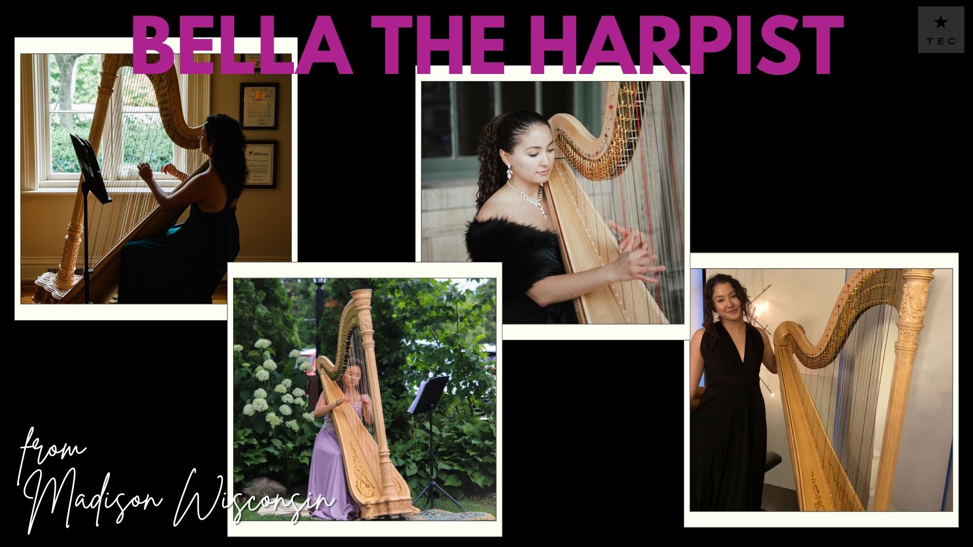 Bella The Harpist - Available for your special event!