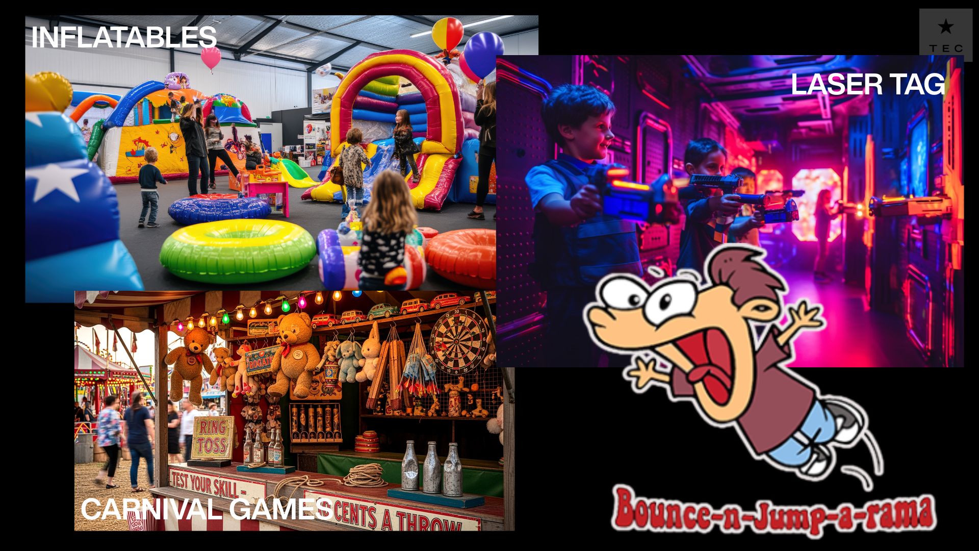 BOUNCE-N-JUMP-A-RAMA - Inflatables. Carnival Games. Laser Tag. And More!